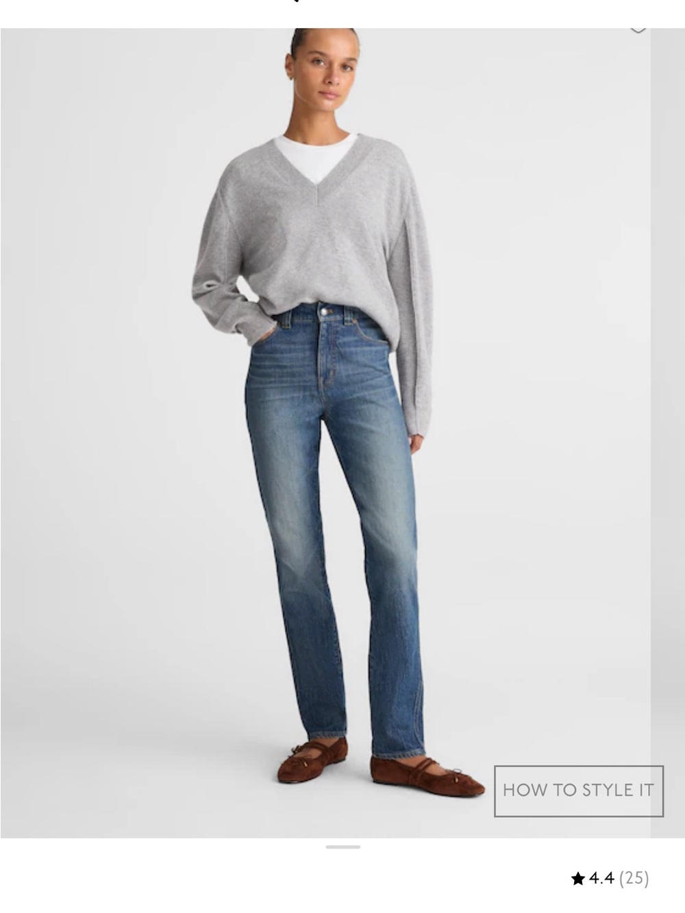Madewell "The Perfect Vintage Jean" Straight-Leg Women’s Jeans